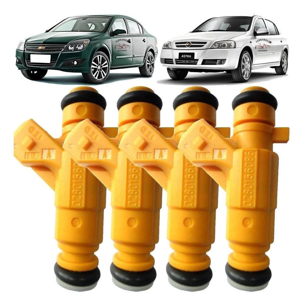 4 Bicos Injetores Gm Vectra Astra S10 Blazer 0280156086