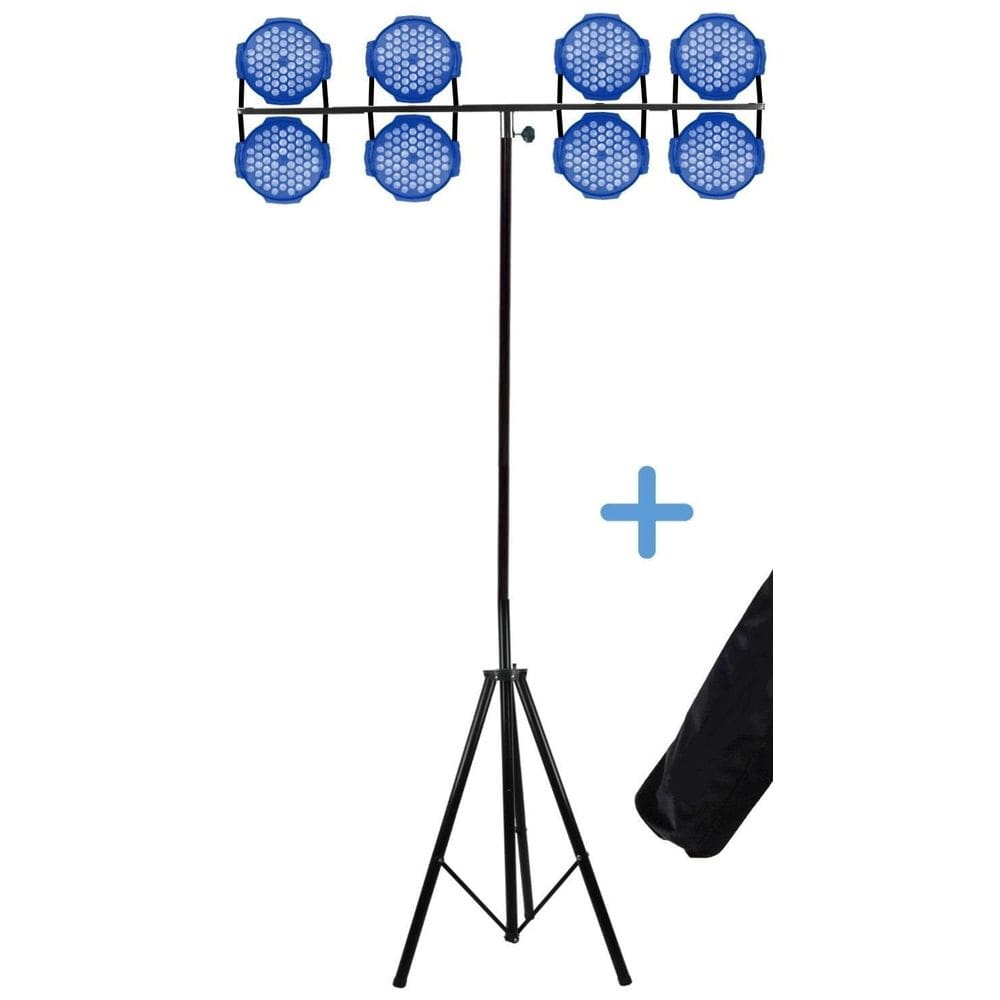 Suporte Pedestal Tripé P/Iluminação Profissional Djs T+Bag