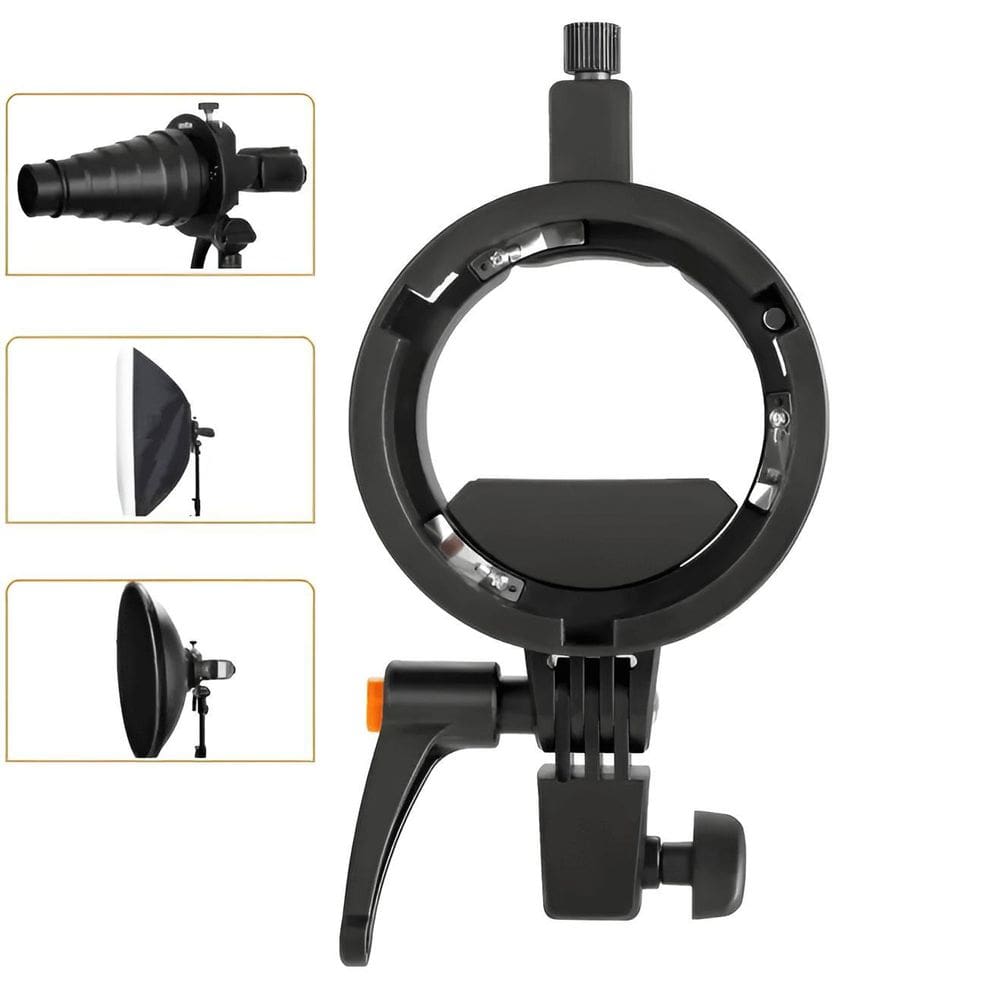 Suporte Flash Speedlite Universal Com Montagem Bowens