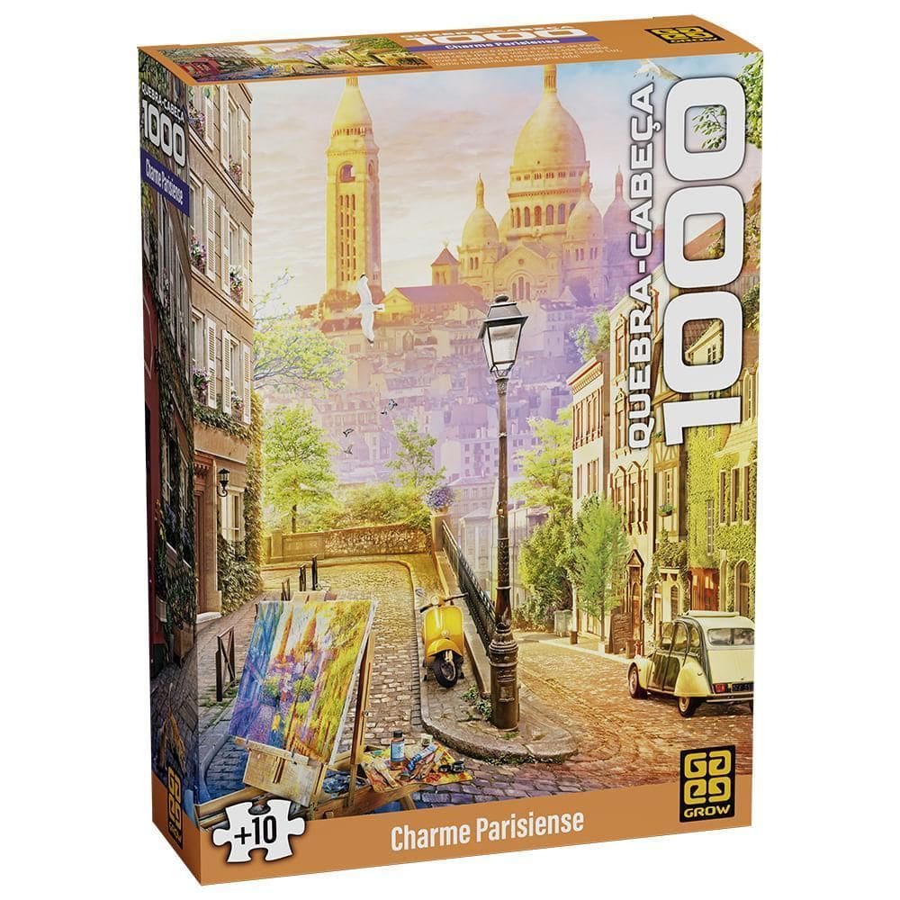 Quebra-Cabeça 1000 Peças Charme Parisiense