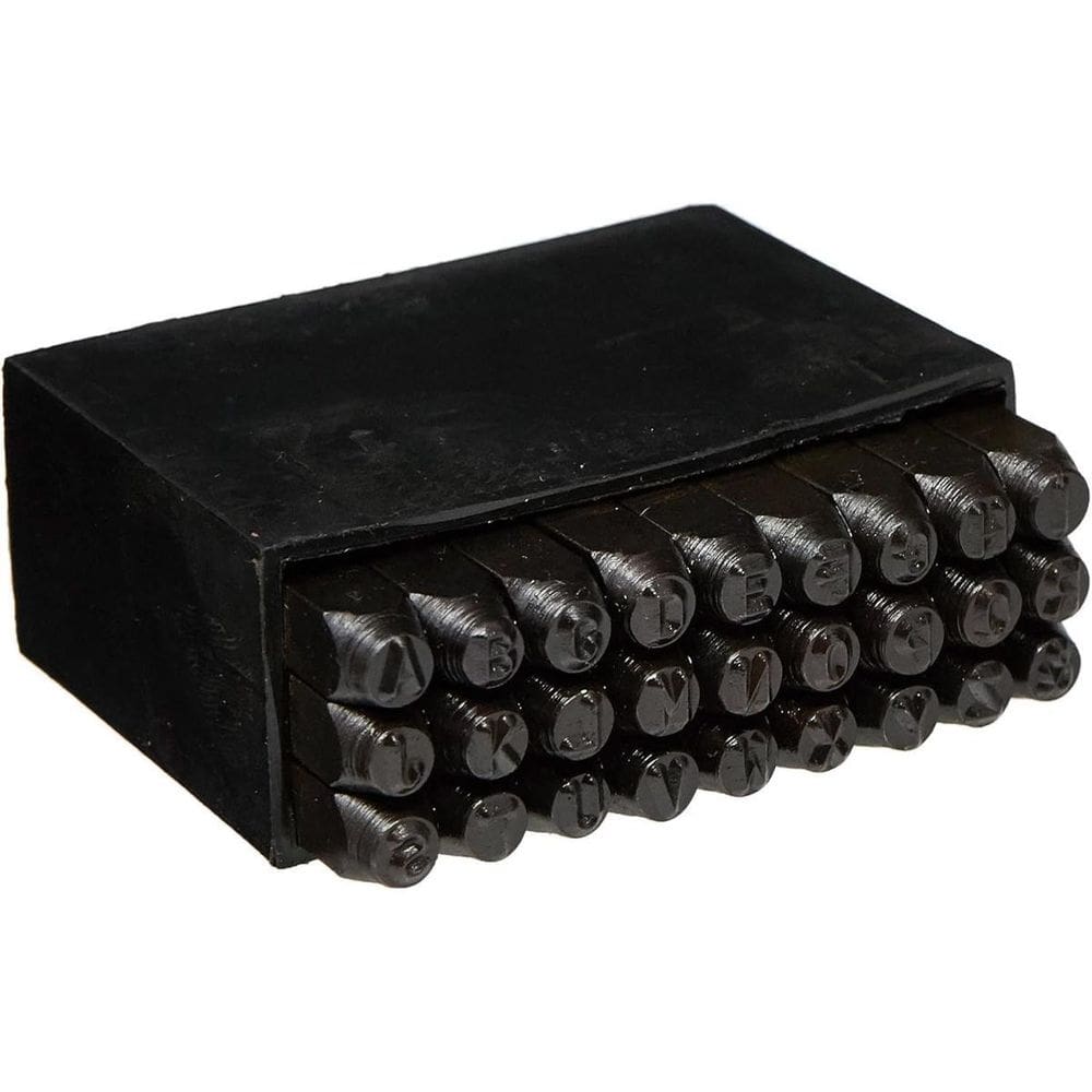 Alfabeto De Bater 3Mm Marcador 27 Letra Pino Punção Marcação