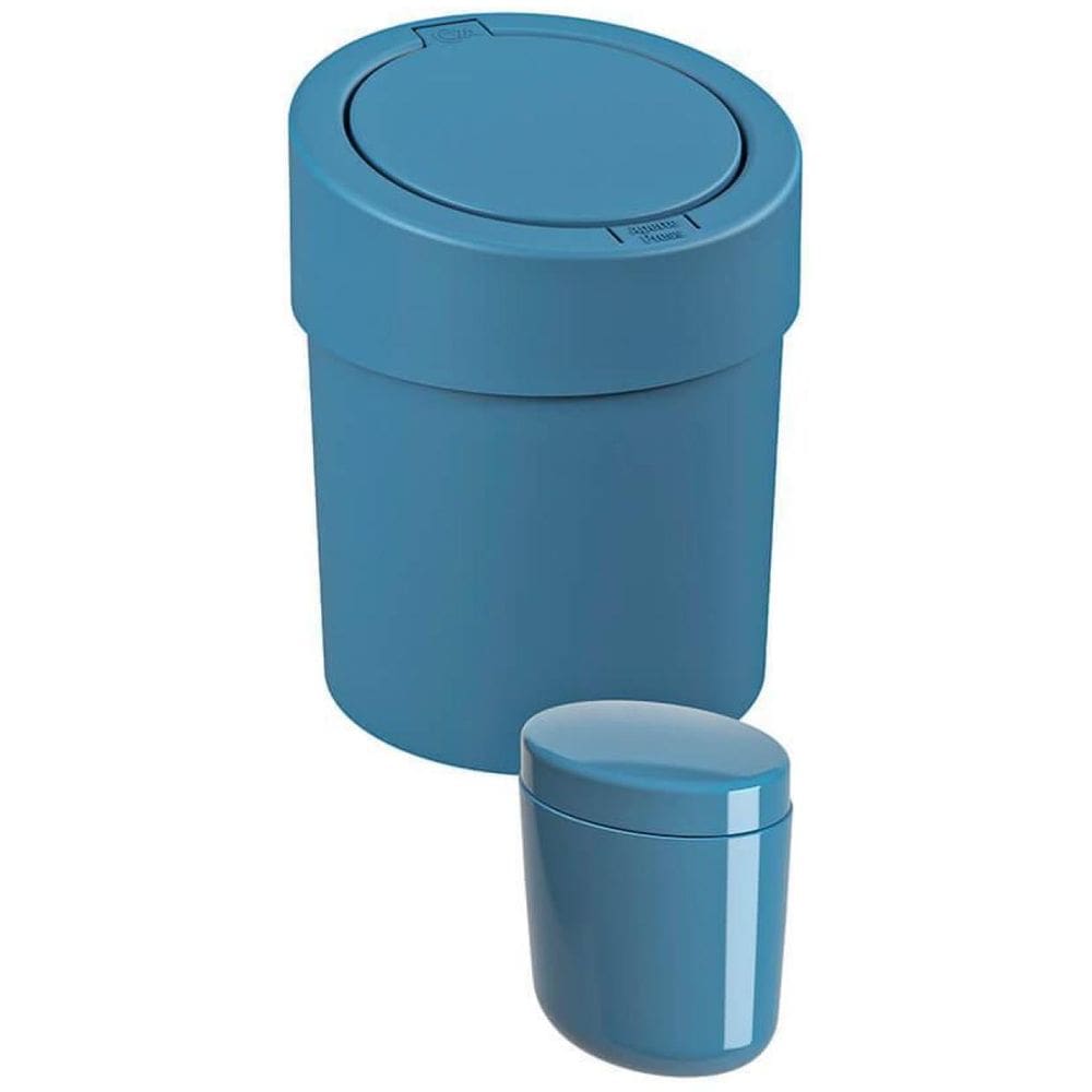 Kit Banheiro Lixeira 5 Peças Flora Ocean - Coza 99398/2533