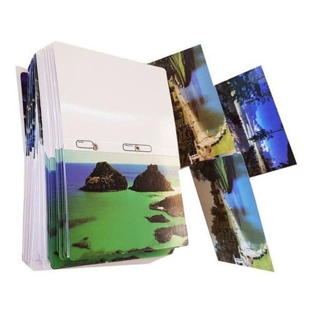 200 Álbinhos Fotográficos 10X15/40 Fotos Paisagem
