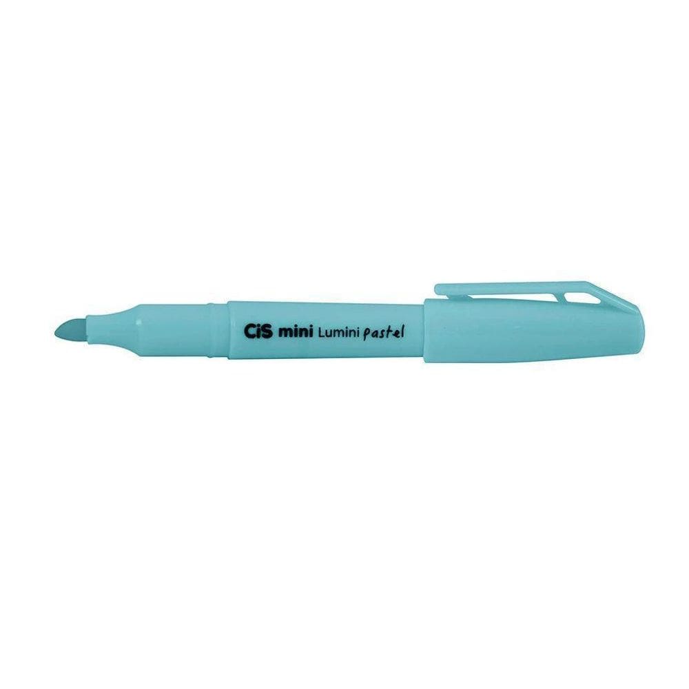 Caneta Cis Marca Texto Lumini Pastel Mini - Azul Pastel