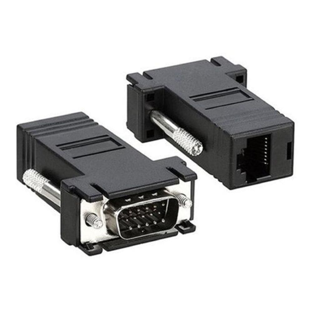 Adaptador Extensor Vga Video Via Cabo Rede Rj45
