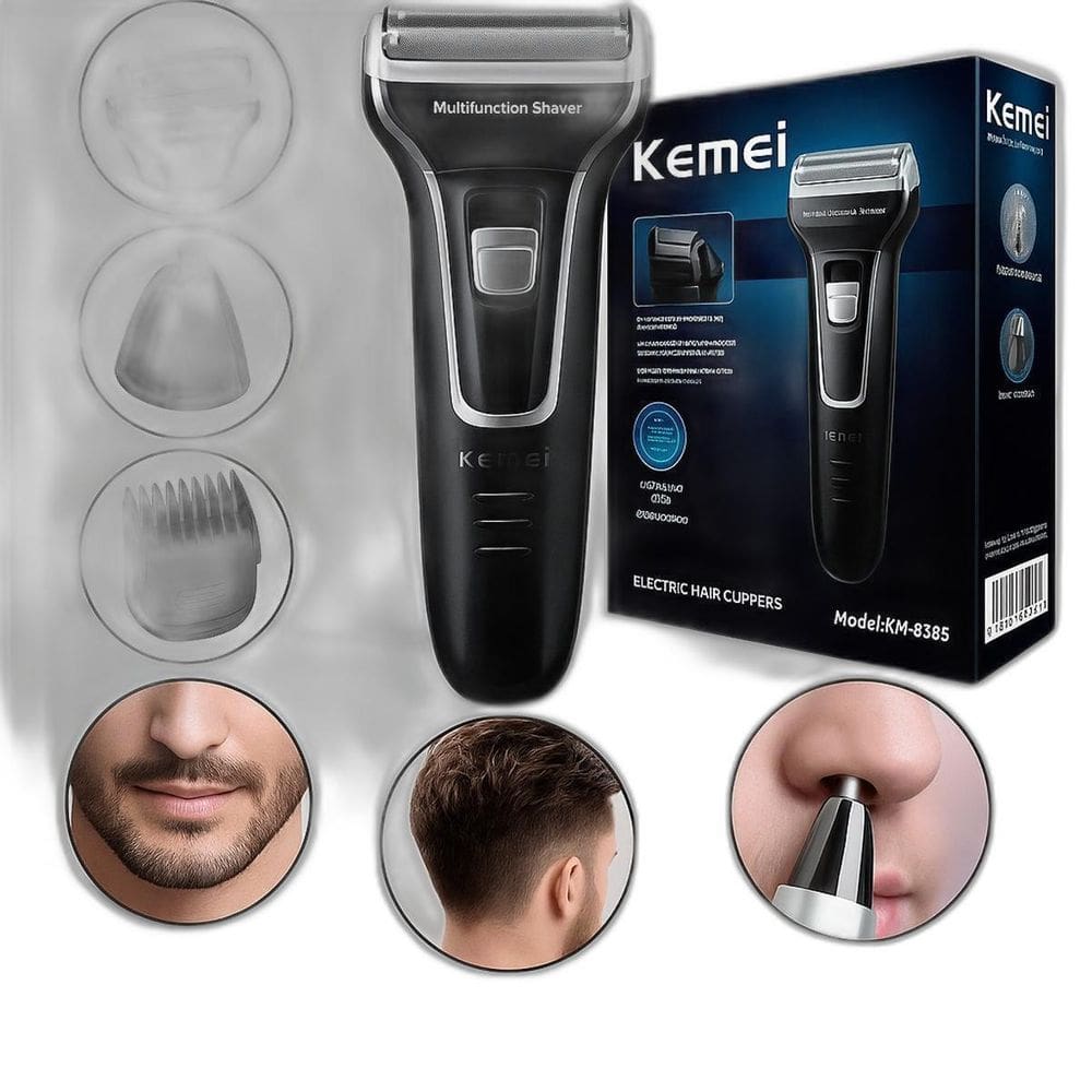 Kemei 3 Em 1  Com Aparador Nasal