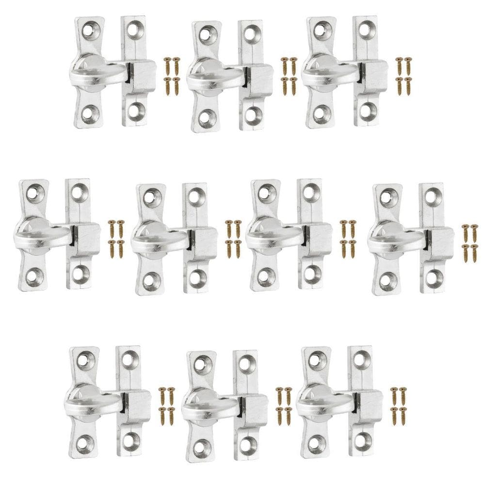 Tranqueta Fecho Trinco Bico Virado Porta Janela Kit 10 Un