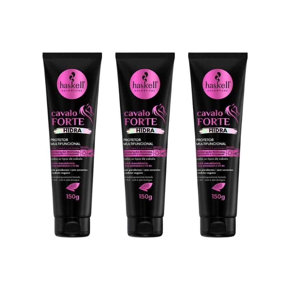 Protetor Multifuncional Haskell Hidra Cavalo Forte 150G-3Un