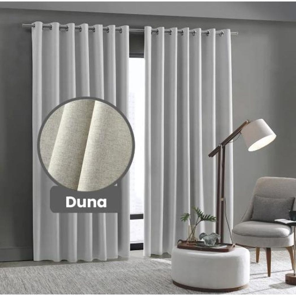 Cortina Blackout 100% Linen 5,4 X 2,7 - Bella Janela Duna