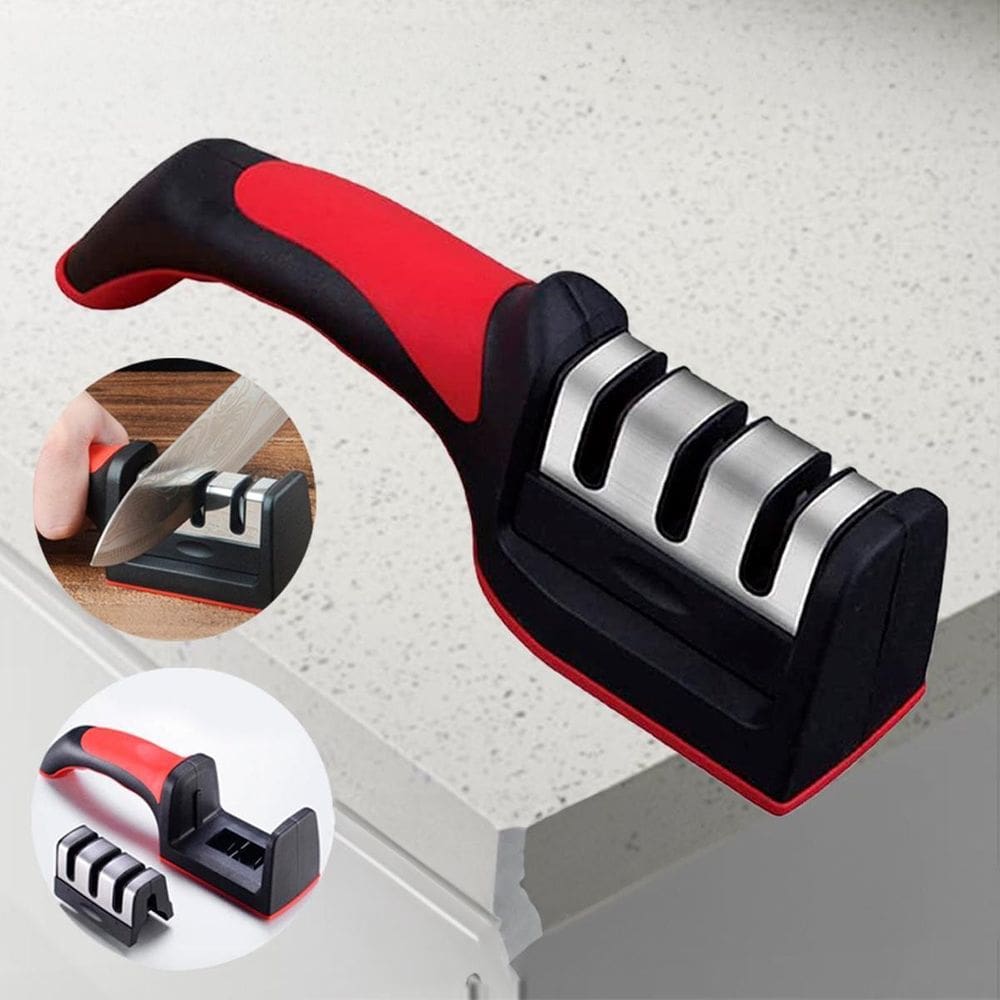 Amolador Afiador De Facas 3 Opções De Afiar Profissional