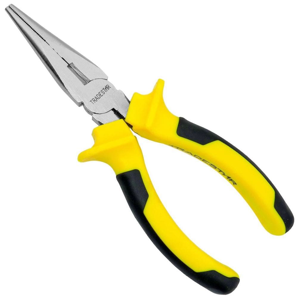 Alicate De Bico Longo Meia Cana 6Pol 150Mm Carbono Niquelado