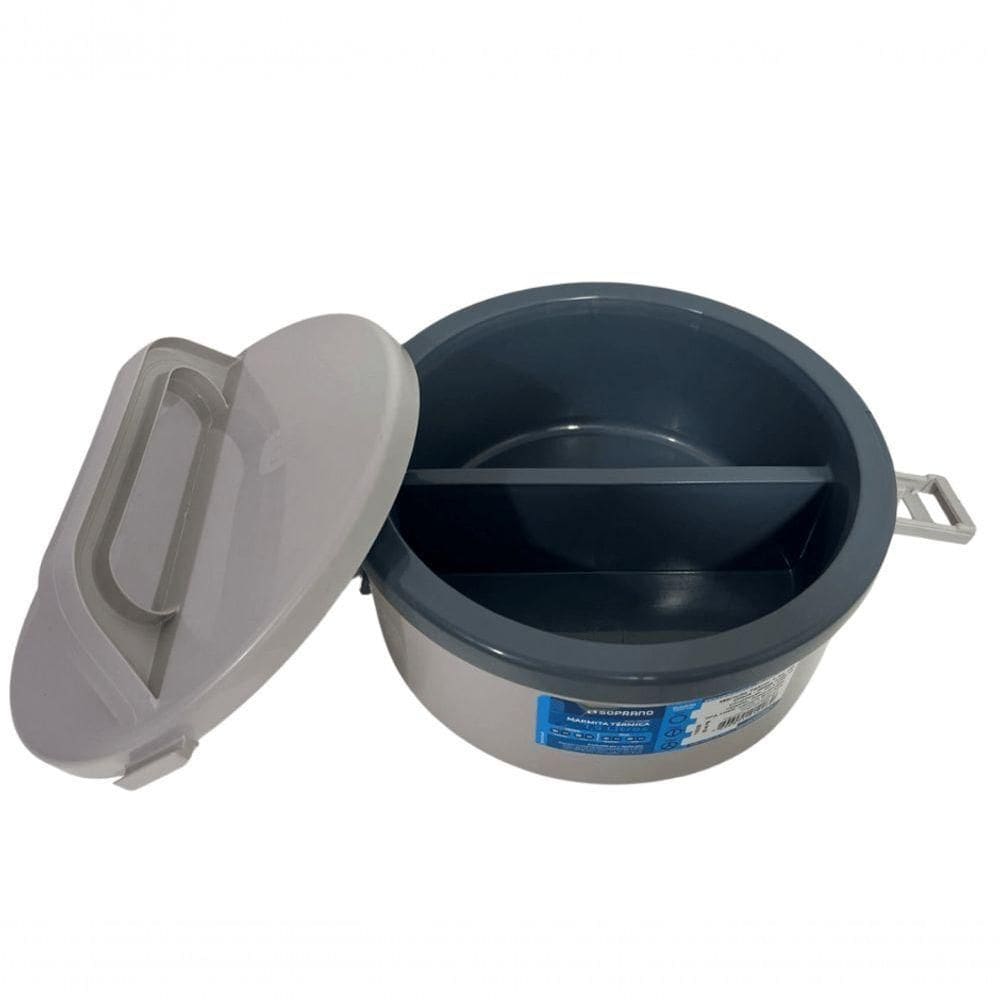 Marmita Térmica Termoprato Marmitex Soprano 2 Divisões