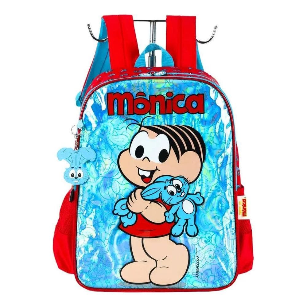 Mochila Turma Da Monica Infantil Feminina Escolar Costas