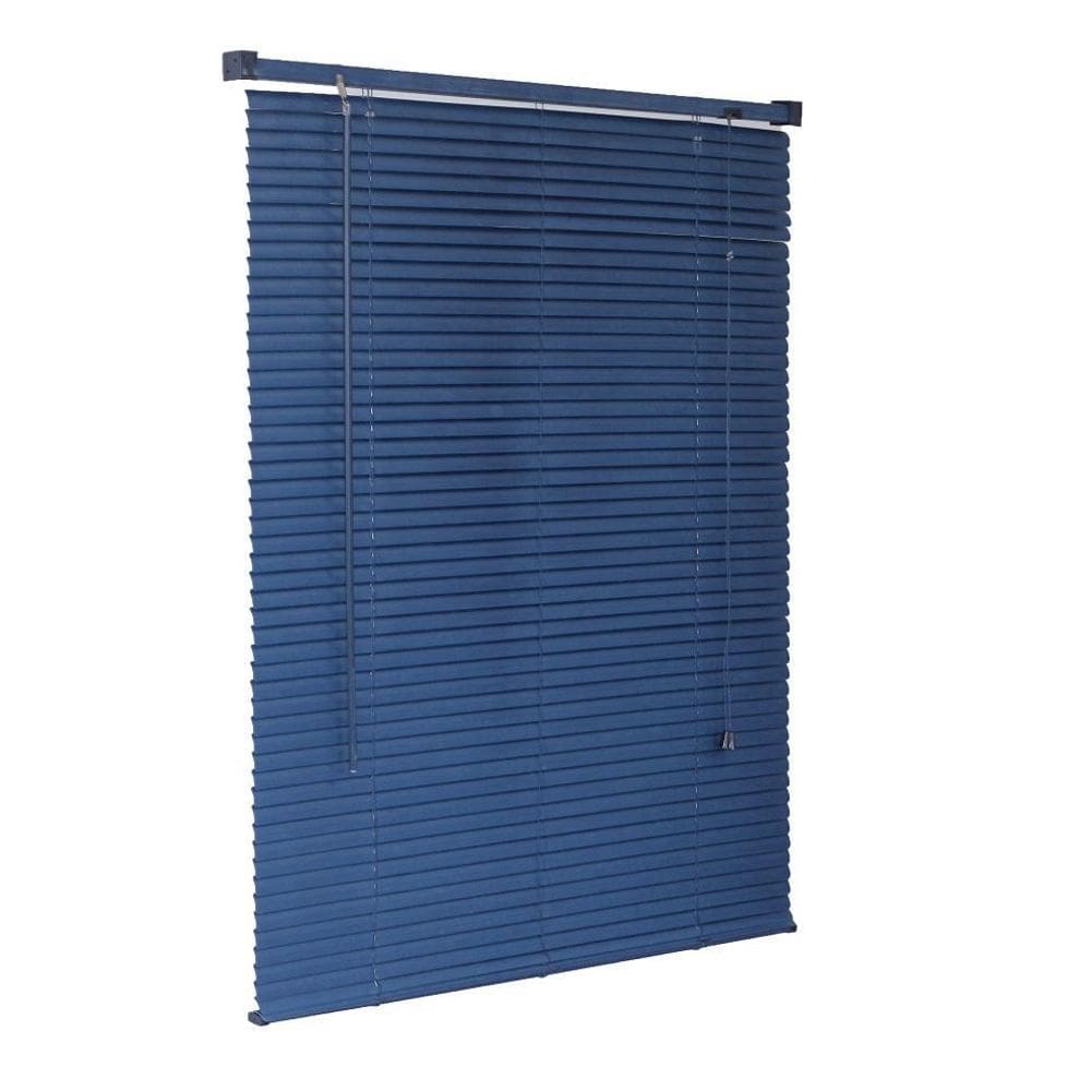 Persiana Horizontal Pvc Azul 70 L X 132 A Cm Cortina
