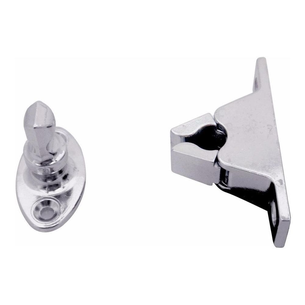 Trava Portas De Chão Zincado Rocha 6 Unidades