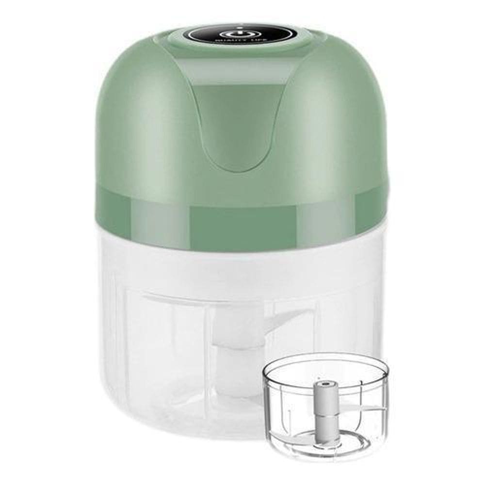Mini Processador Portátil Sem Fio 300ml Verde