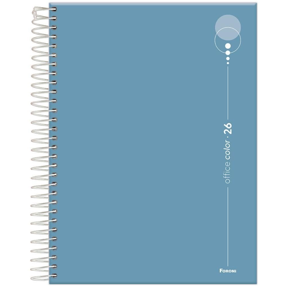 Agenda Diária 2026 Esp 177X240Mm Office Color Azul Foroni