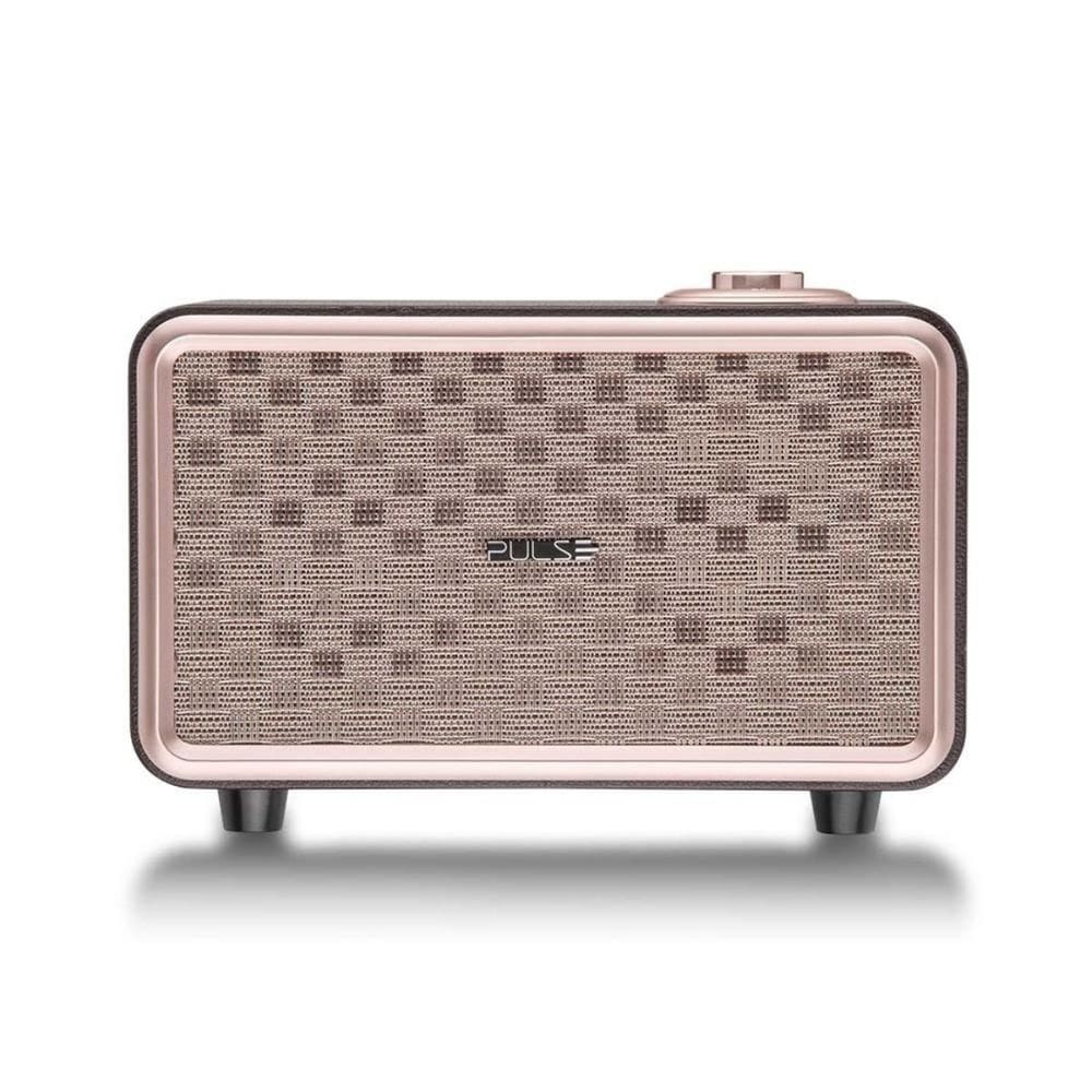 Caixa de Som Retrô Presley Portátil Bivolt Recarregável 80W Pulse SP367
