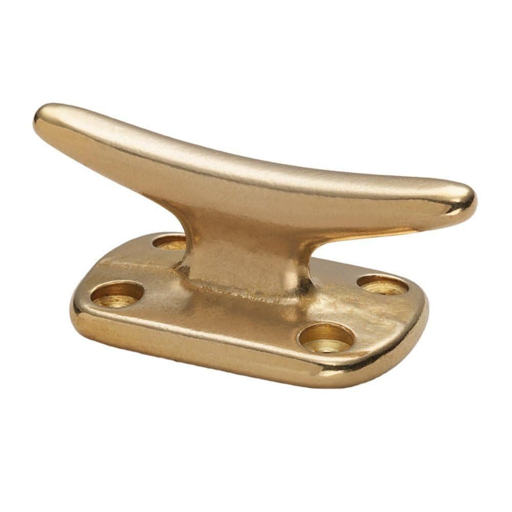Presilha Fender Cleat Whitecap em latão polido tamanho 2