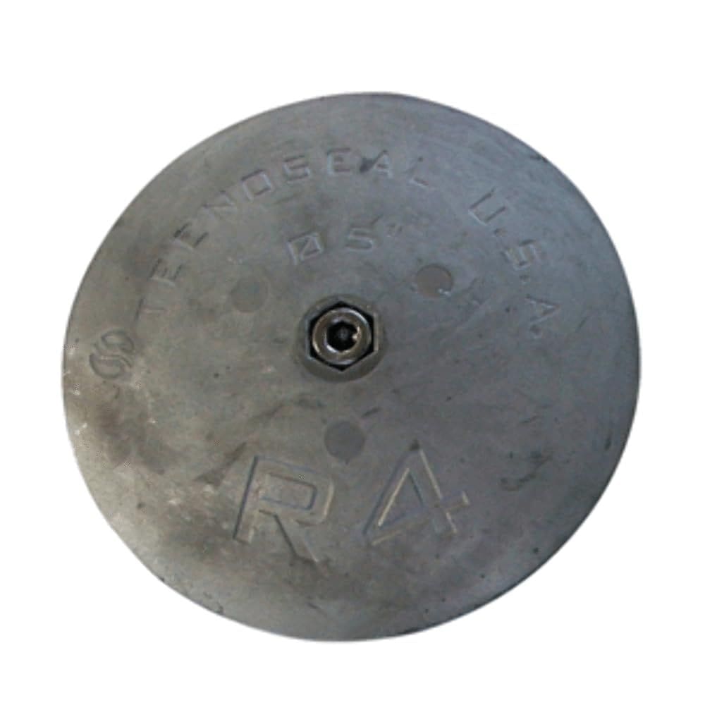 Anodo de leme Tecnoseal R4 Zinc 5 cm de diâmetro x 1,6 cm de espessura