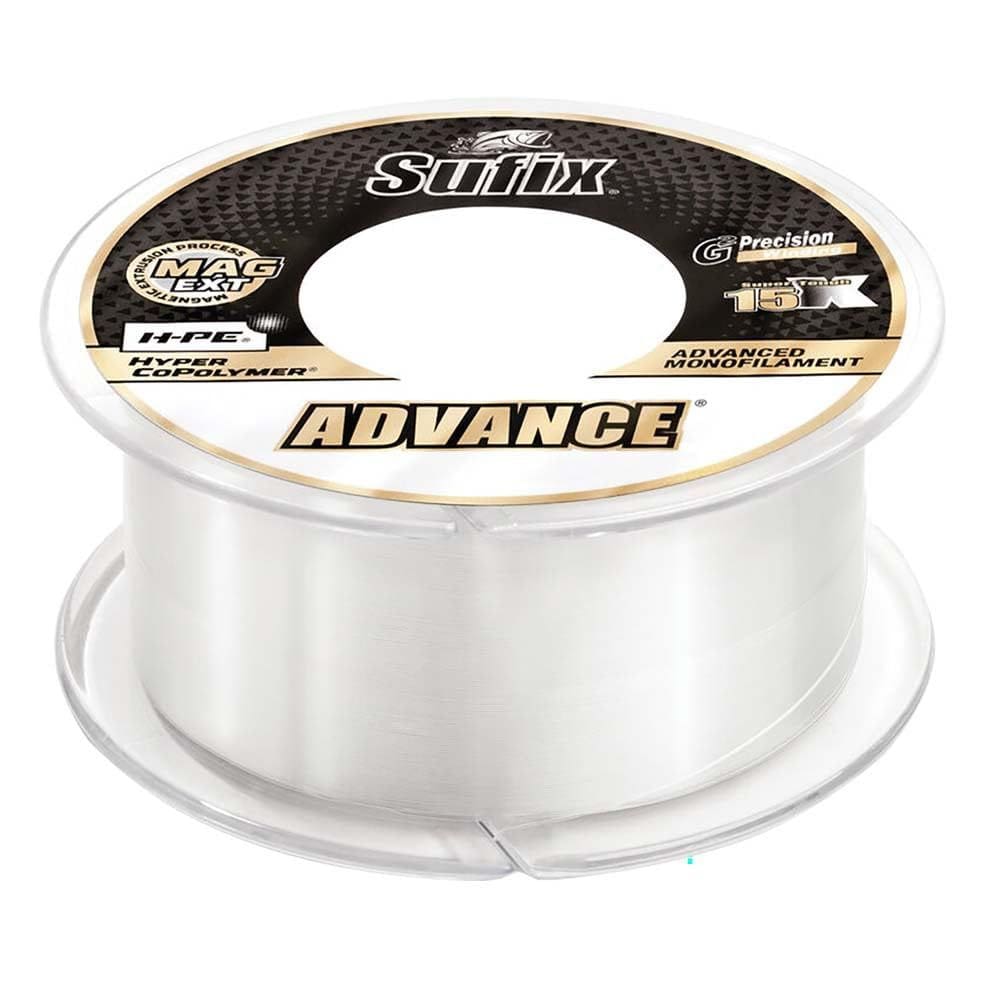 Monofilamento Fishing Line Sufix Advance, 20 libras, testado a 330 jardas
