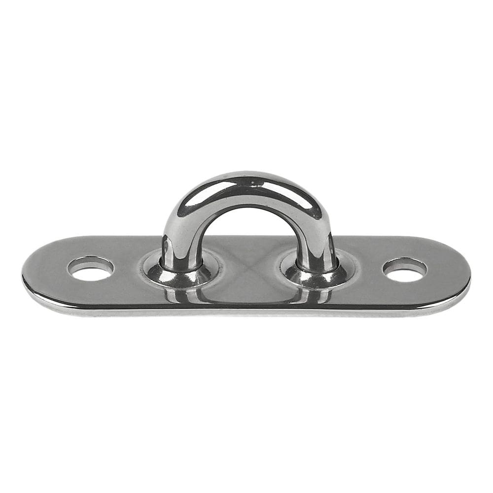 Almofada soldada Eye Schaefer em aço inoxidável 2cm x 1,6cm