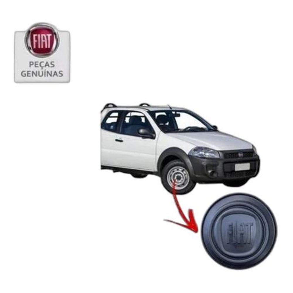 Calota Copo Centro Roda Doblo/Fiorino/Strada/Uno Calotinha 4