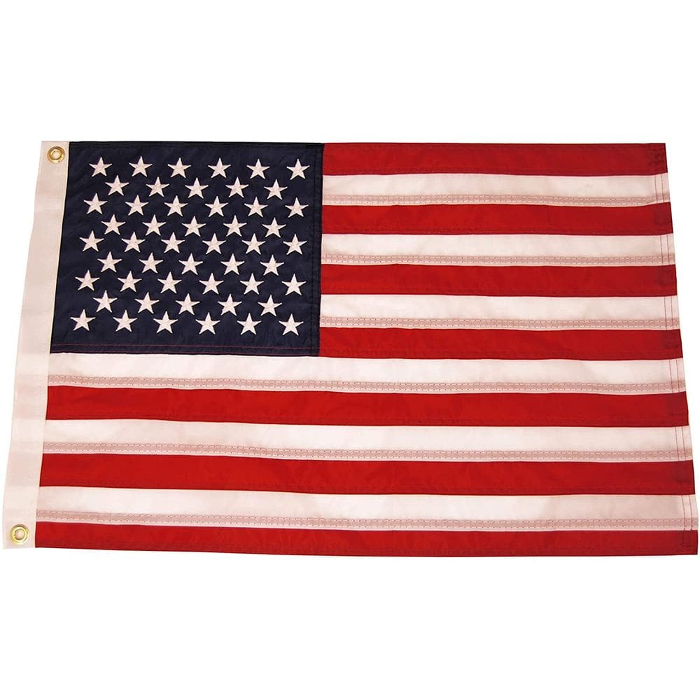 Bandeira de barco feita à medida, costurada americana, 30x45 cm, nylon, grau marinho