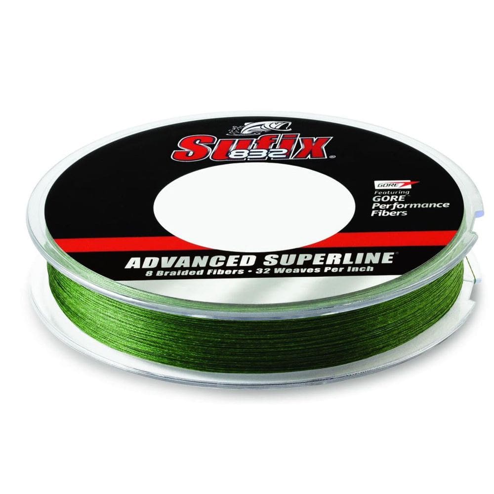 Linha de pesca Sufix 832 Braid 13,6 kg Low-Vis Green 137 m