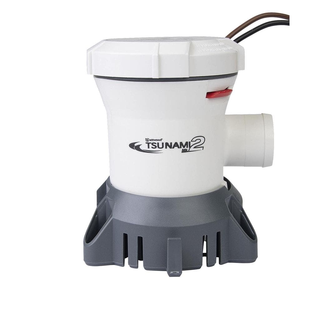 Bomba de esgoto Attwood Tsunami MK2 1200 GPH 12V com controle manual