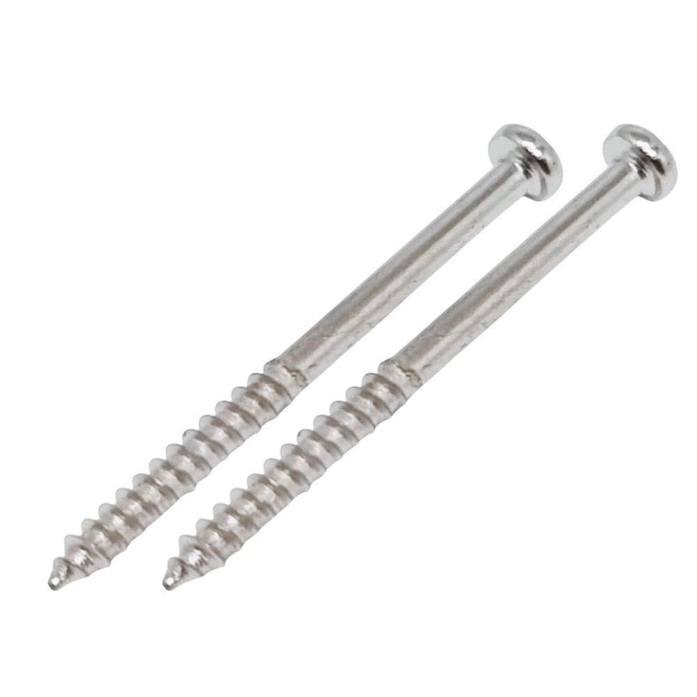 Kit 2 Parafuso Captador Baixo Metal Cromado