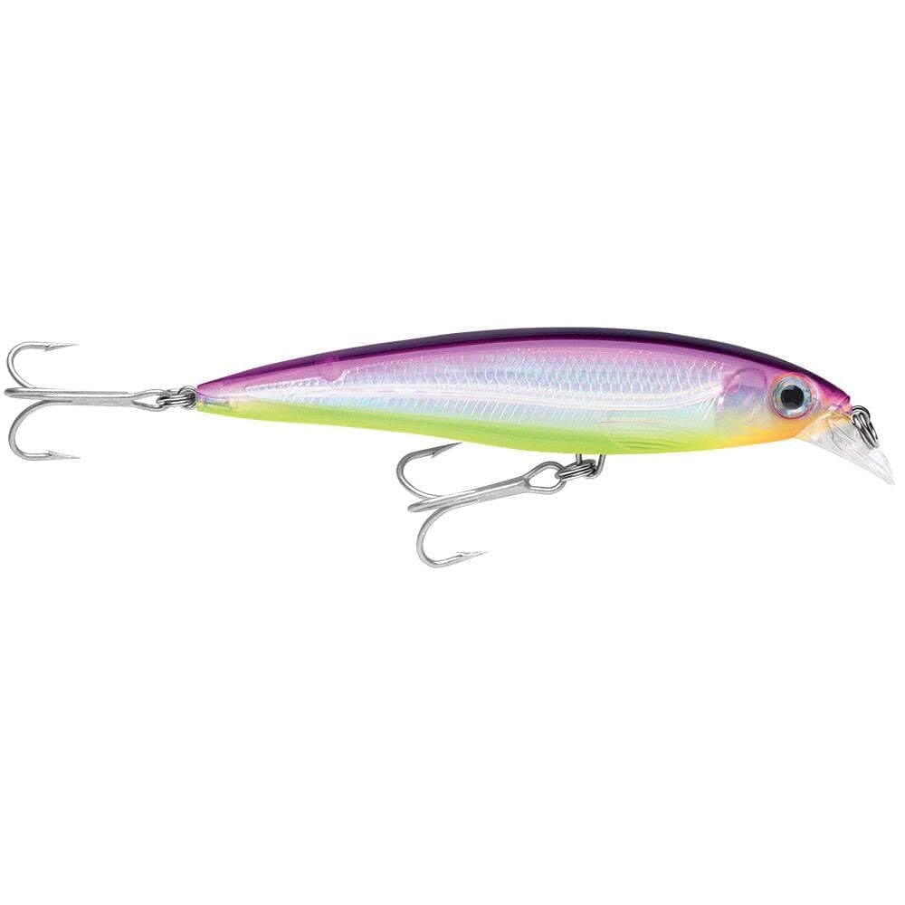 Isca de pesca Rapala X-Rap® Saltwater 14 cm roxa Chartreuse