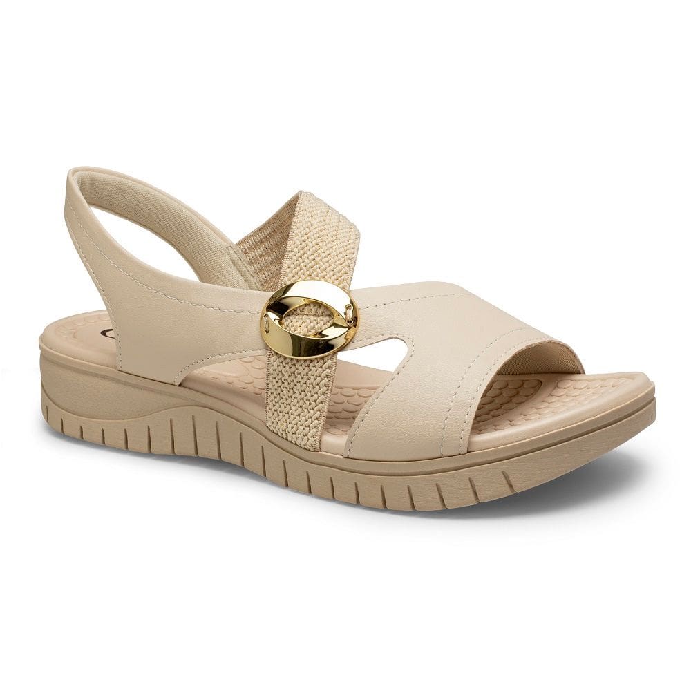 Sandália Papete Campesi CP351 Feminina - Marfim