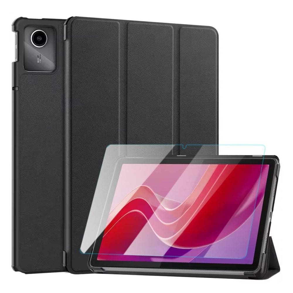 Case Magnética Premium Couro Para Lenovo Tab K11 + Película