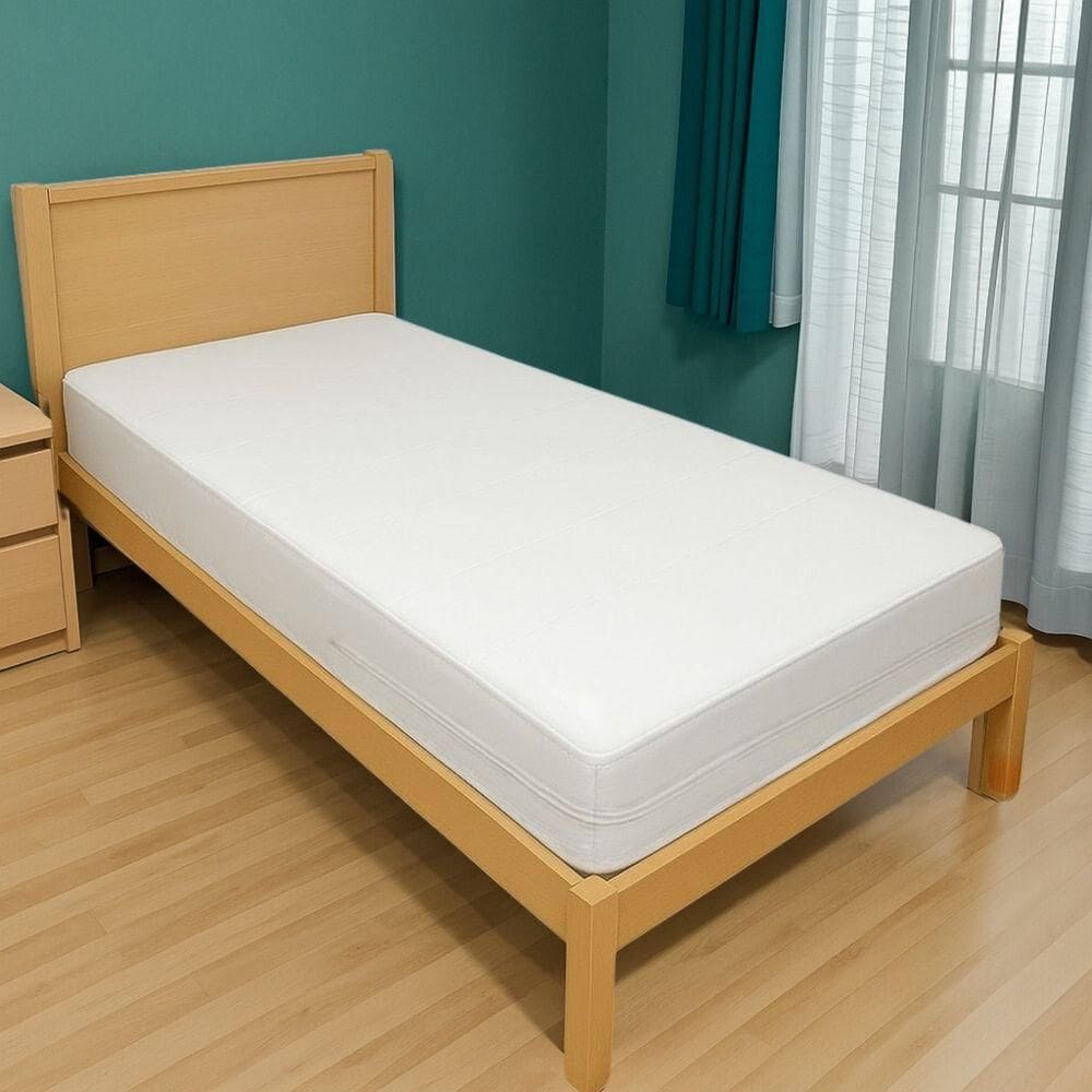 Capa Colchão Solteiro Impermeável Hospitalar Com Zíper - Branca 78x188x18cm
