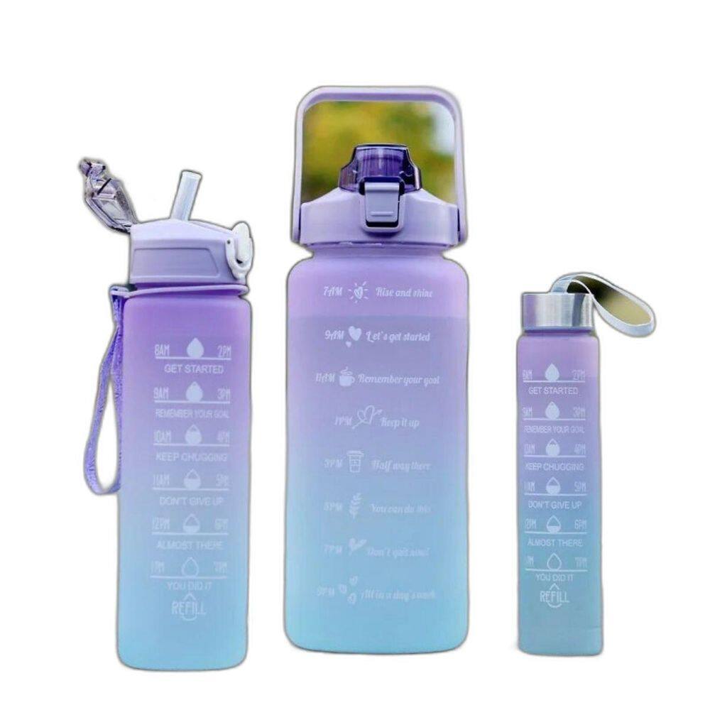 Garrafas Térmicas Motivacionais Kit Cola Adesivos Criança