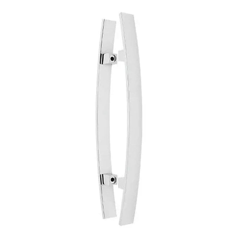 Puxadores Curvo Duplo Portas Pivotante Madeira/Vidro - 70 Cm