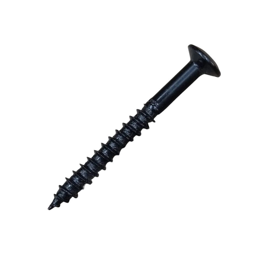 Kit 4 Parafuso Junção Braço Guitarra Baixo 5Mm X 45Mm Preto