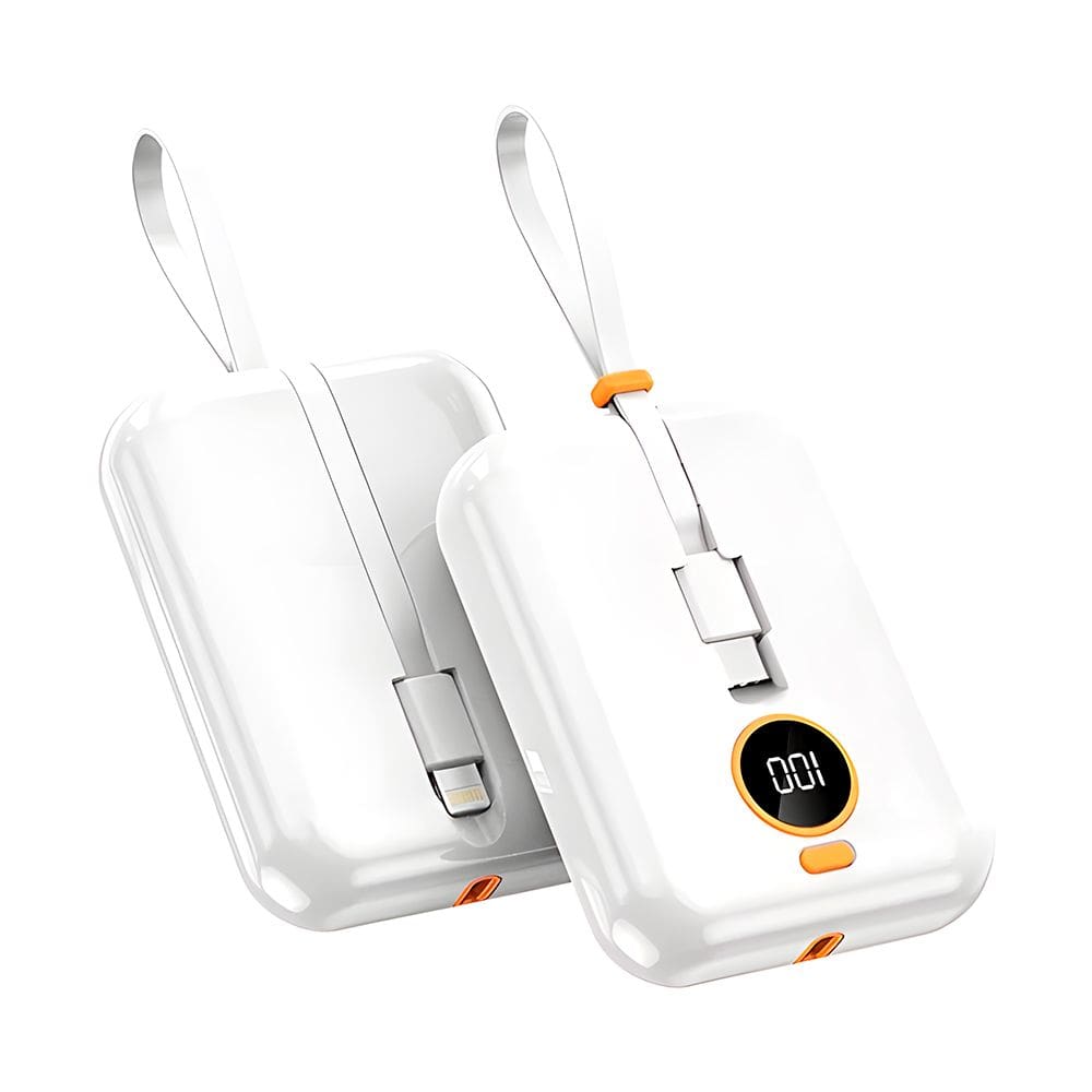 Carregador Portátíi, Power Bank, 10.000mah, Carregamento Turbo, A`Gold, BTE-15, Branco