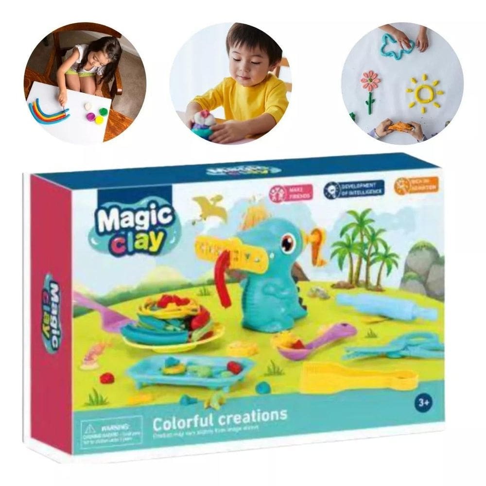 Kit Massinha De Modelar Brinquedo Infantil Diversão
