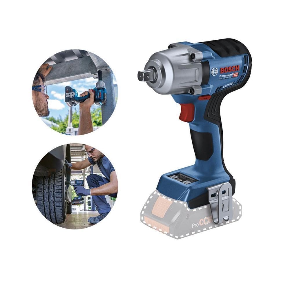 Chave De Impacto 1/2 Bosch A Bater Gds 18V-450 Profissional