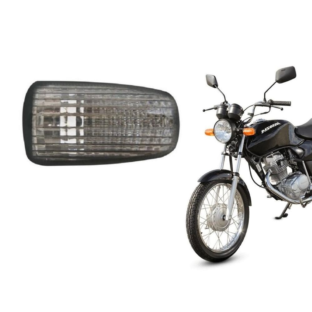 Lente Pisca Fume Cg Titan Fan Cbx 250 Twister Cb Xre 300