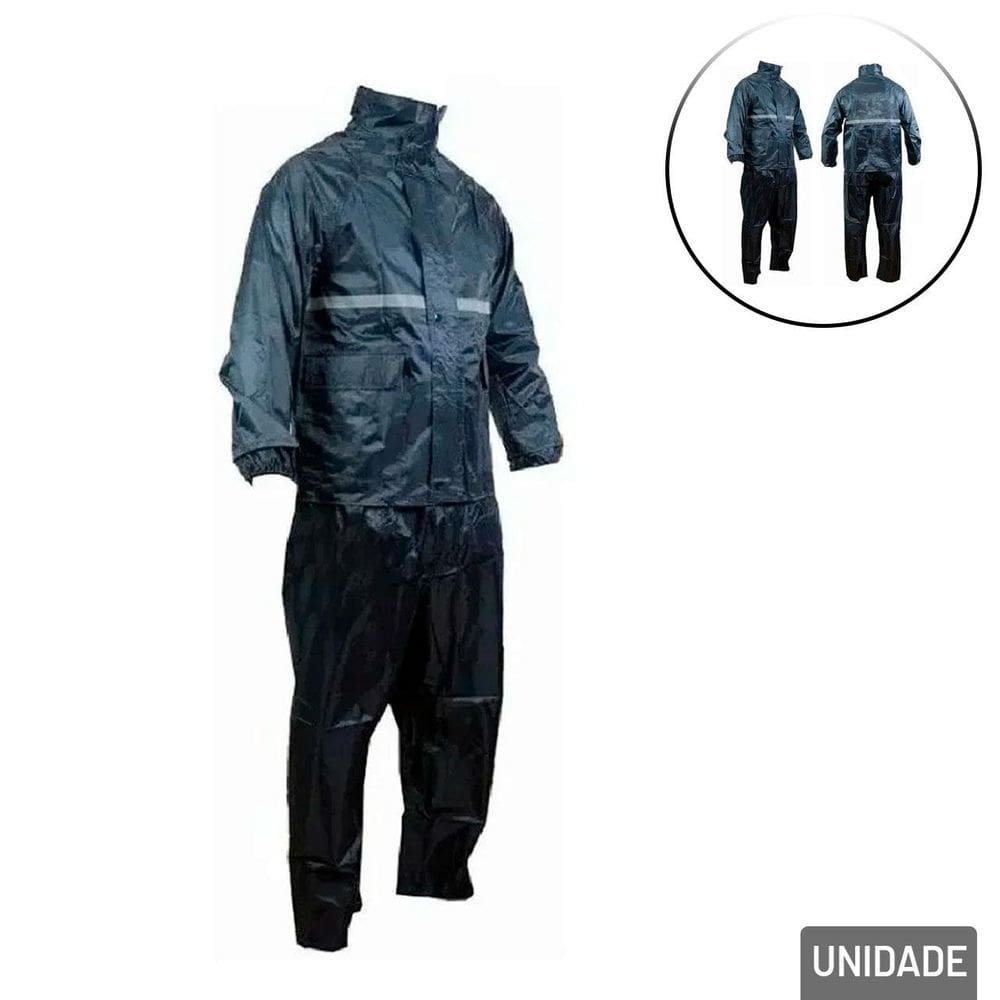 Capa de Chuva Para Motociclista Tamanhos - Tudo em Caixa