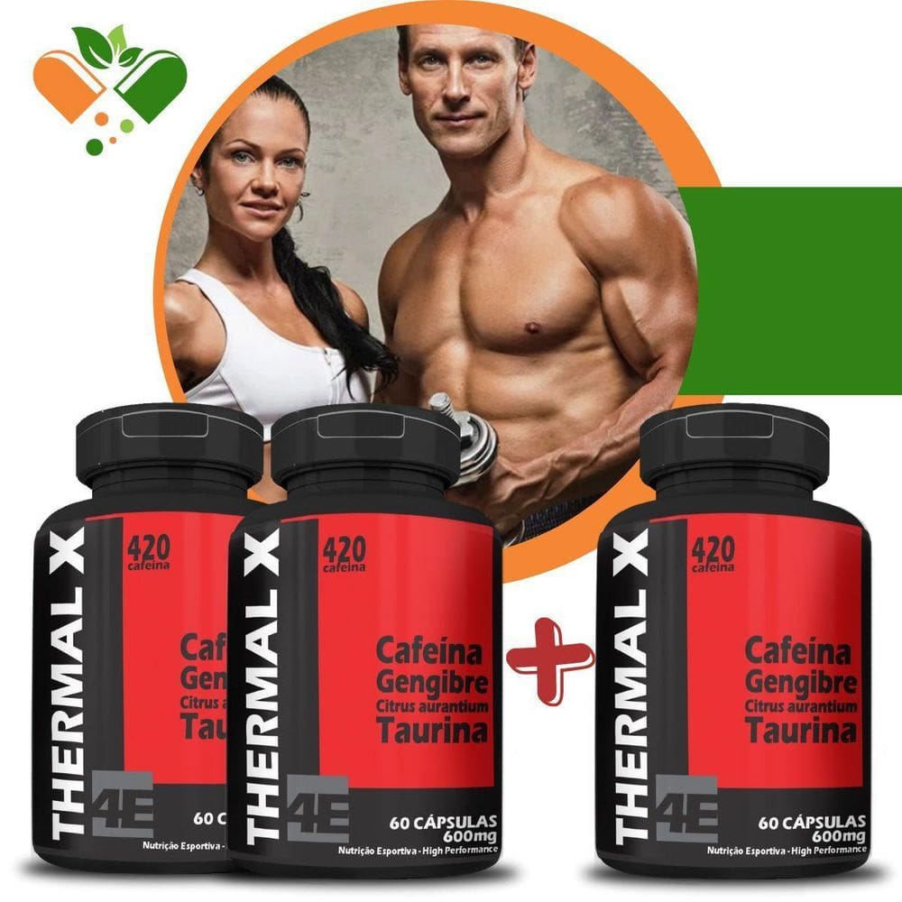 Compre 2 Leve 3 Thermal X 500Mg 60 Cápsulas