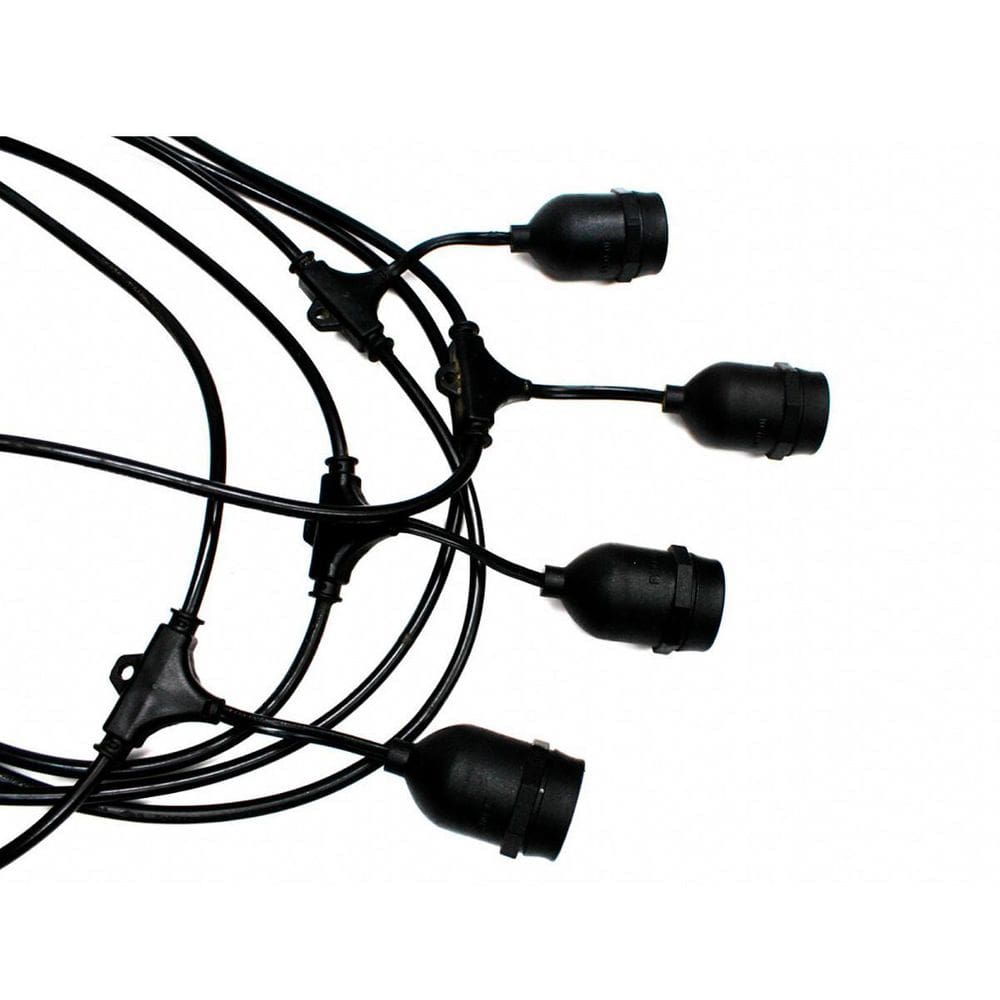 Fita Cordão Cipro Com 8 Soquetes E-27 Taschibra