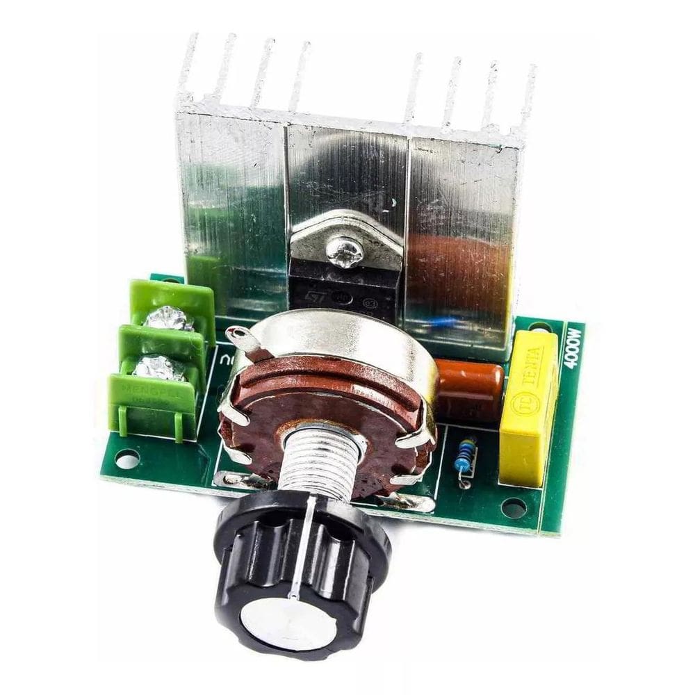Dimmer Controlador Ac 0220V 4000W Aberto Com Nota