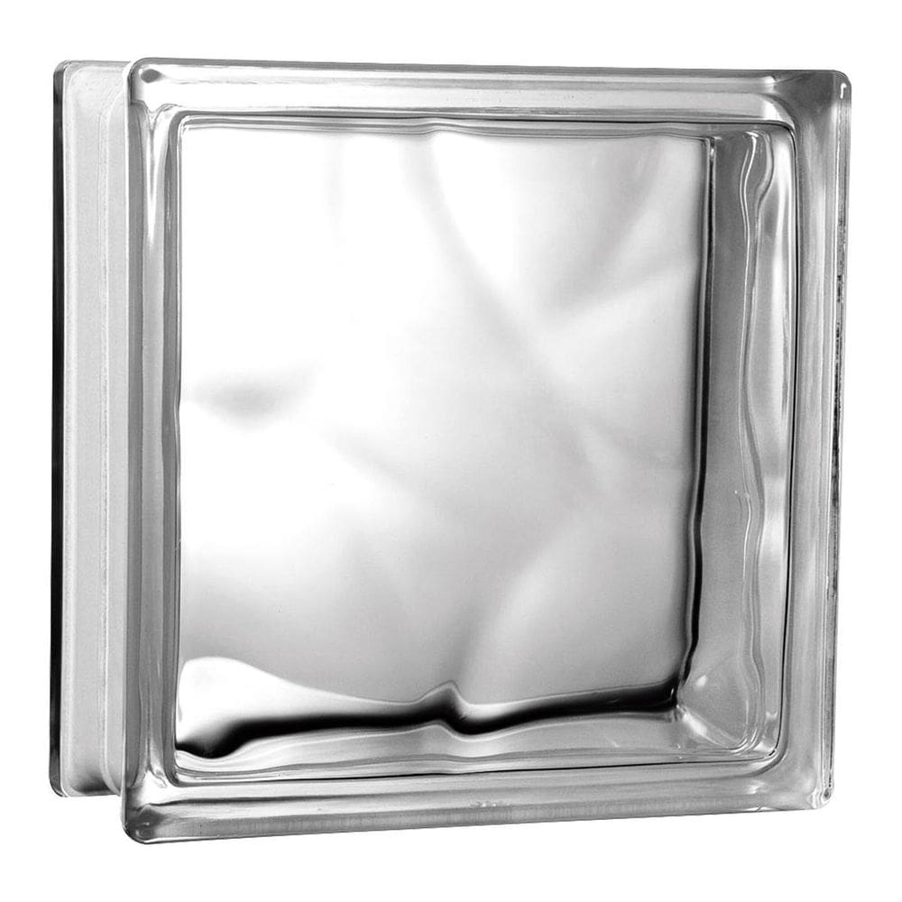 Kit 12 Tijolos Bloco De Vidro Incolor 19X19X8 Tradestar