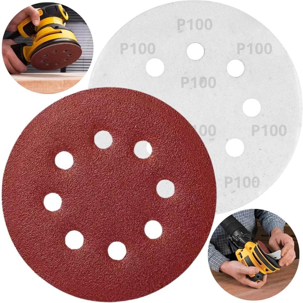Disco De Lixa Aderente Com Furo 125Mm Grão 100