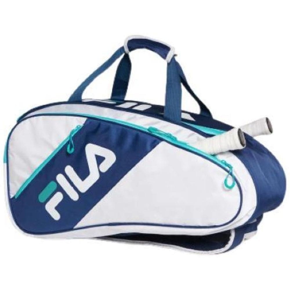 Raqueteira De Beach Tennis Fila Amalfi Marinho E Branco