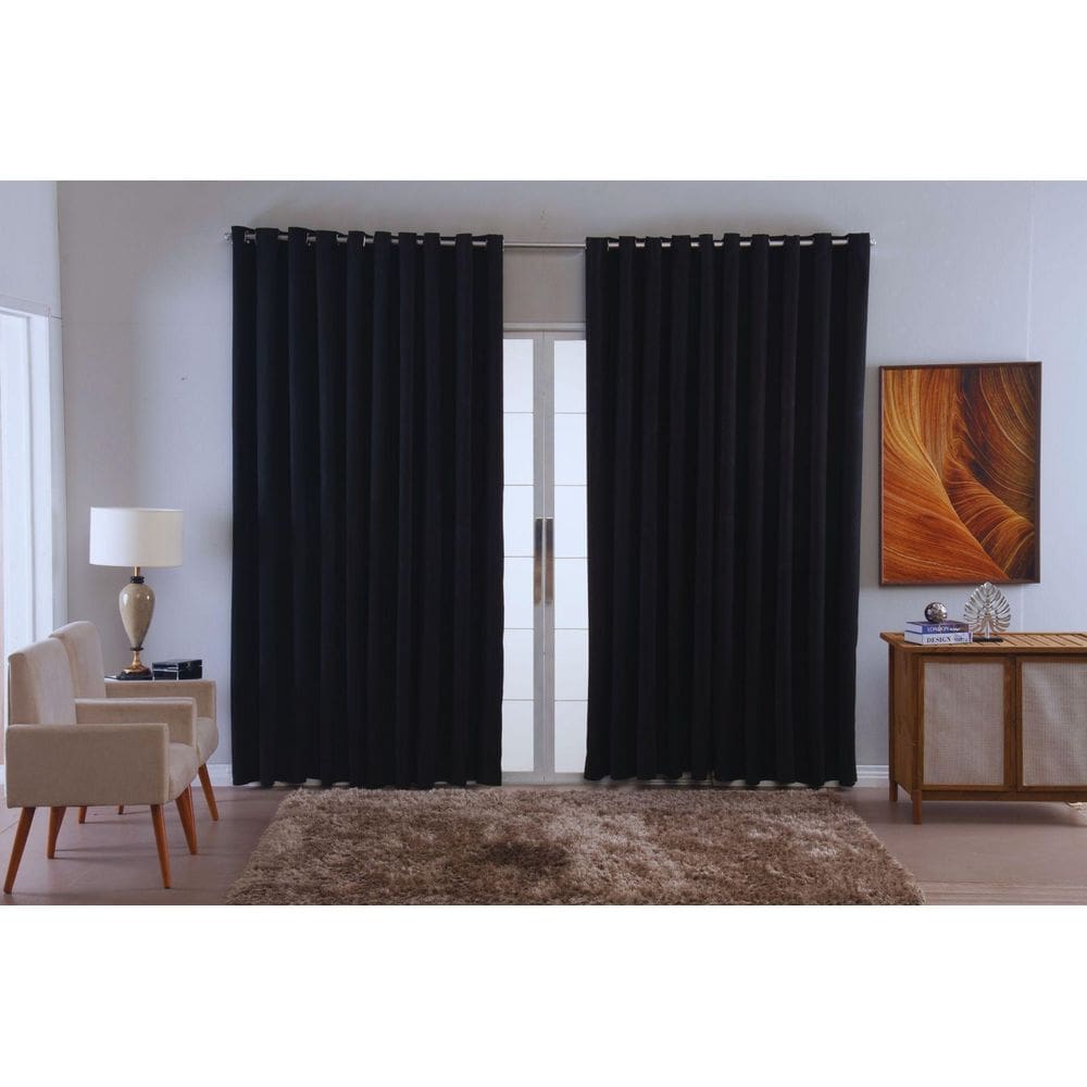 Cortina Para Sala Quarto Blackout Tecido 2,70X1,80 Ellegance